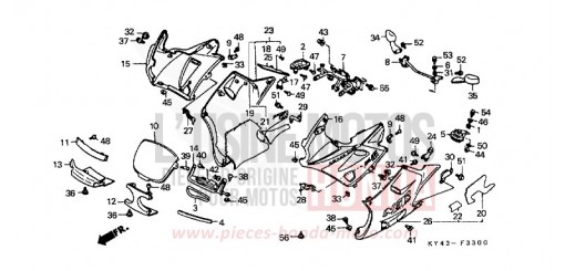 CAPOT NSR125RL de 1990